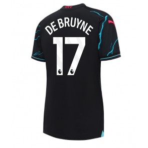 Manchester City Kevin De Bruyne #17 Replica Third Stadium Shirt for Women 2023-24 Short Sleeve